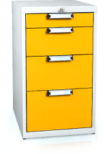 Unterbaublöcke UNI für Werkbänke 840 x 480 x 600 - 4x Schubladen